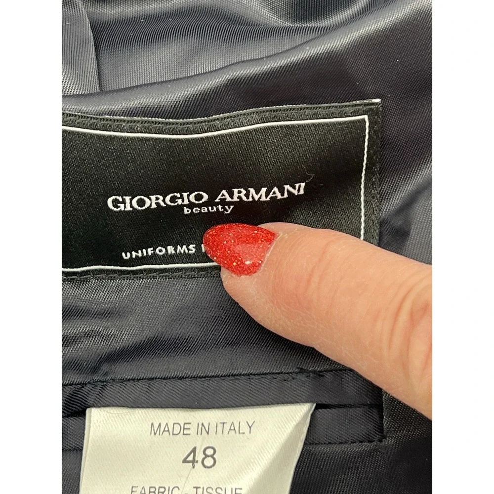 Giorgio Armani Womens Single Button Blue Blazer Italy Size 48 Have Multiple 03 - Picture 2 of 14